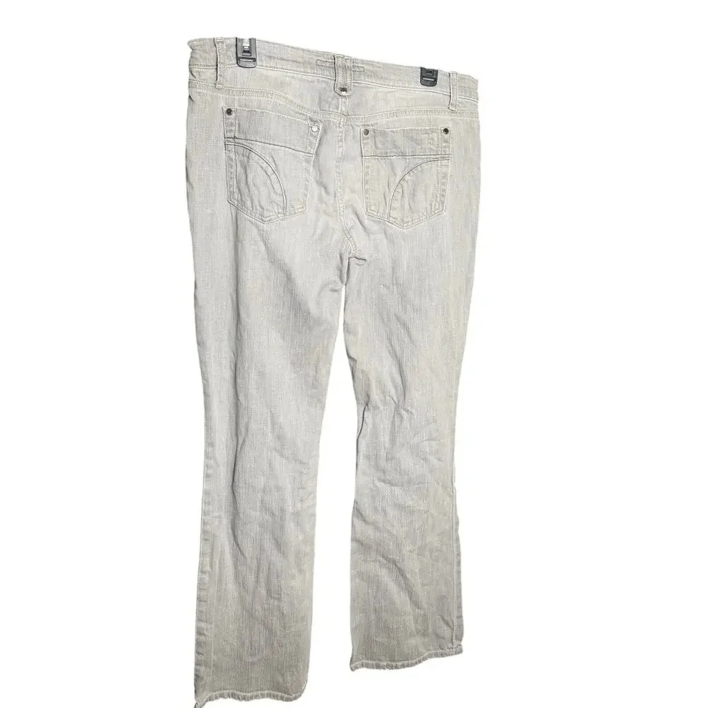 Joe’s Jeans Rocker Fit Men’s Light Gray Straight Leg Denim – W32, 35” Inseam